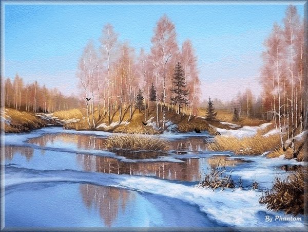 Ранний весенний лес