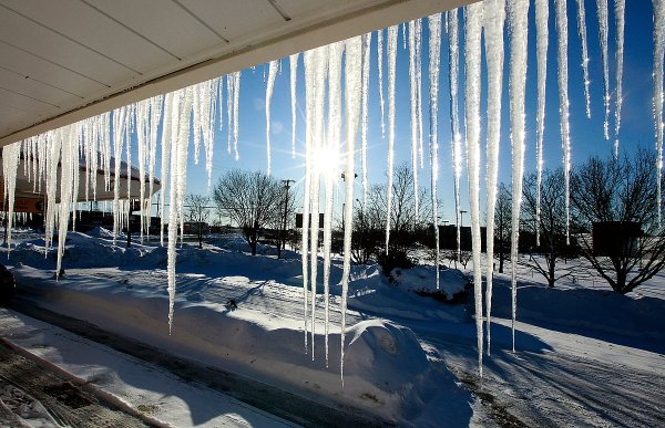 Длинные сосульки