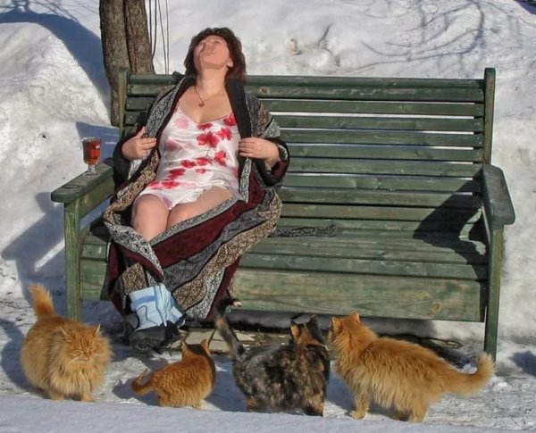 Юмор про женщин и весну