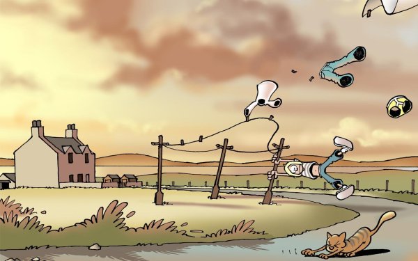 Сильный ветер карикатура