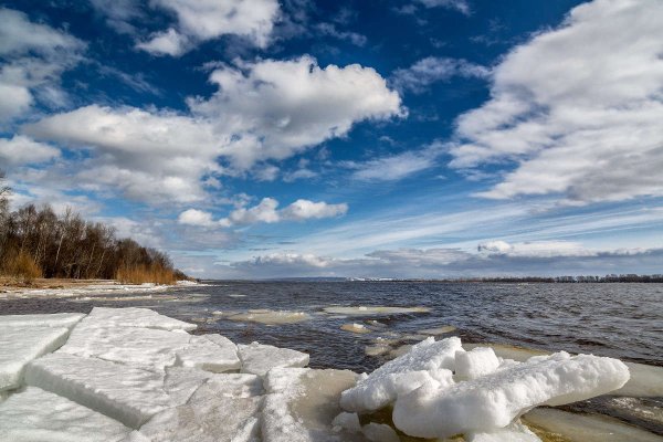 Ледостав на реке Лена