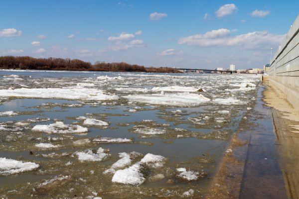 Ледоход Великий Новгород