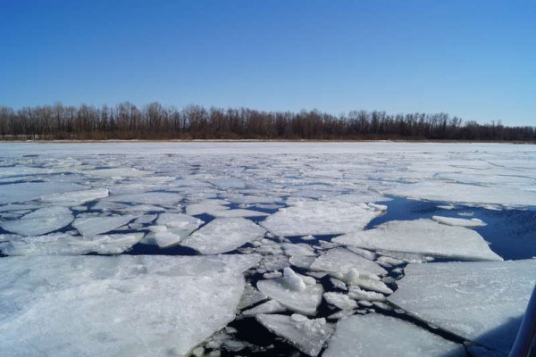 Ледоход на реке Кама