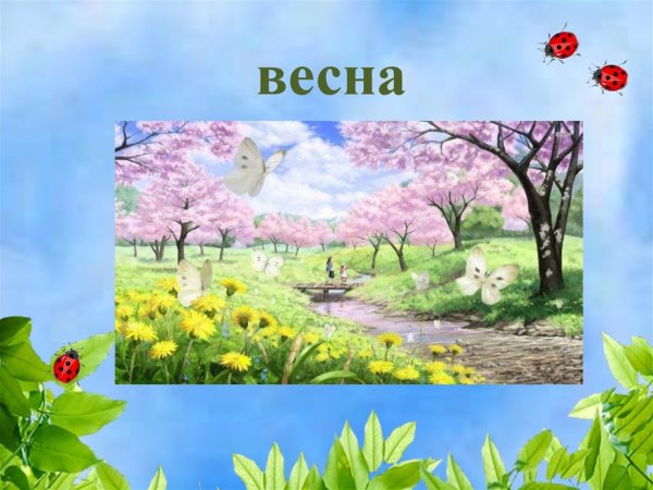 Весна презентация для детей