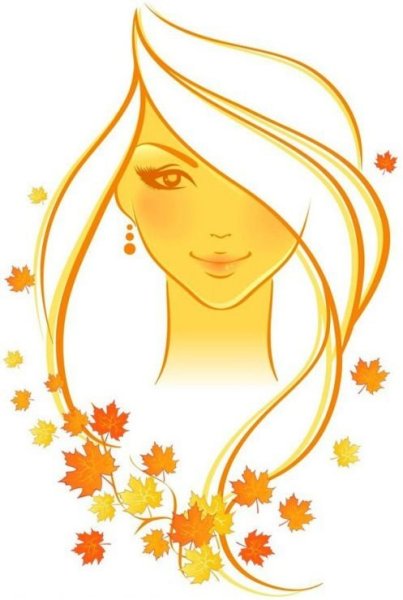 Лицо девушки весны