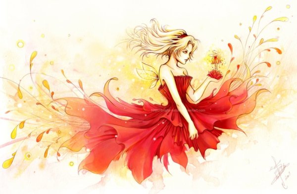 Женский образ очертаньем