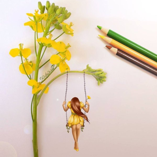 Цветы фэнтези