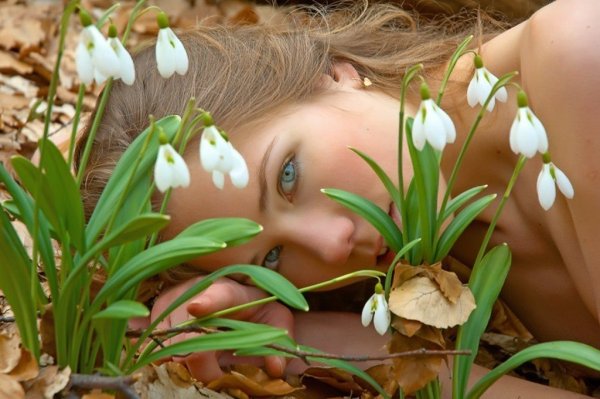 Фотосессия с вербой на улице