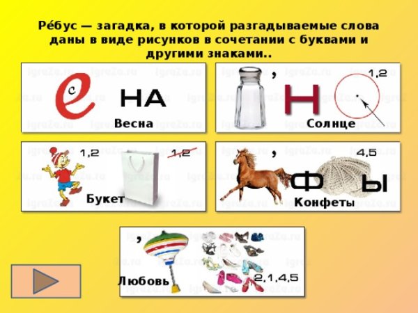 Ребусы про растения