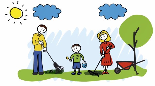 Композиция зимние забавы