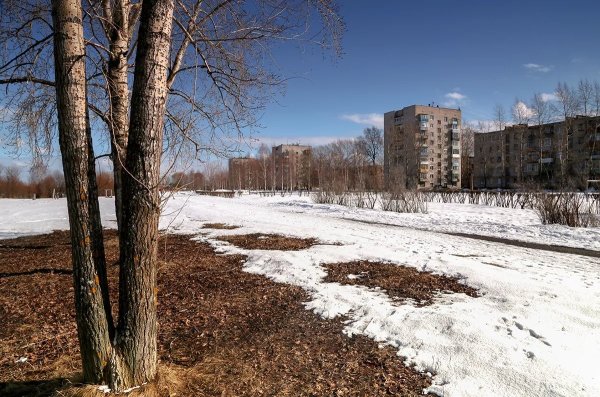 Апрель в городе