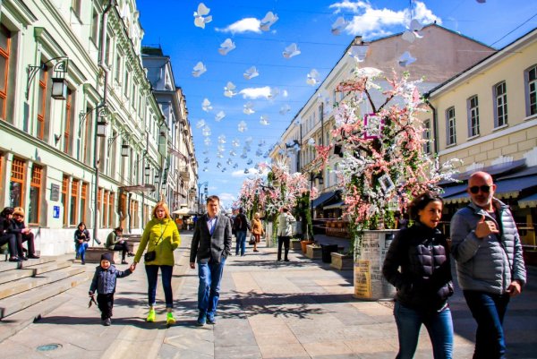 Улицы Москвы весной