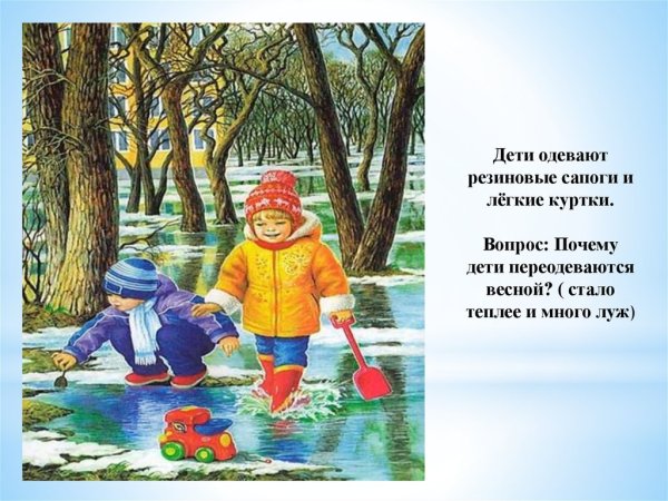 Одежда весной для детей