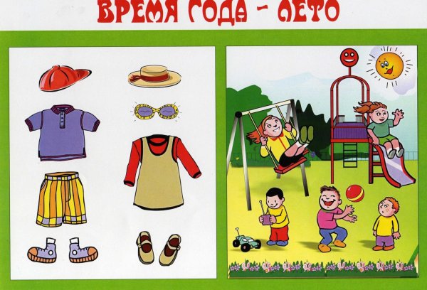 Алгоритм одевания детей на прогулку весной