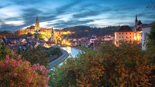 Природа Крумлова Чехия