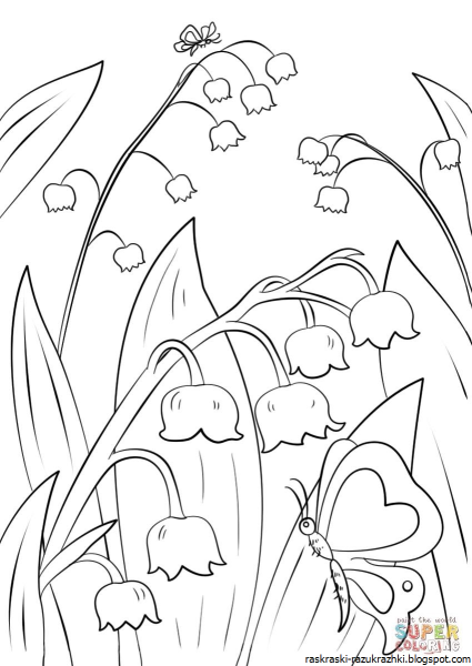 Раскраски на тему Весна для детей 3-4 лет