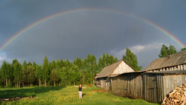Солнечный день в деревне