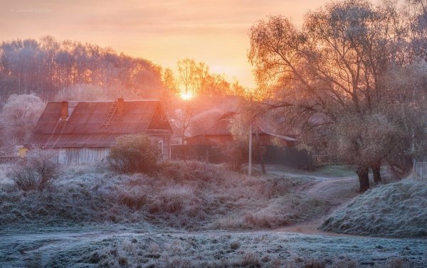 Утро в деревне