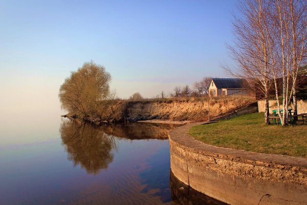 Утро в селе ранняя Весна