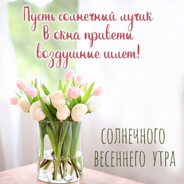 Открытки с добрым утром и вечером