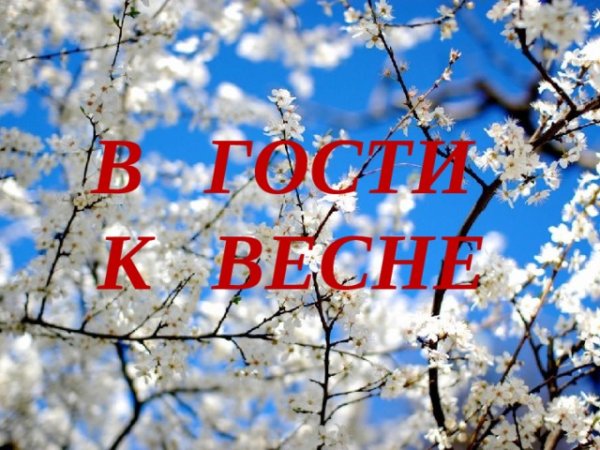 В гости к весне