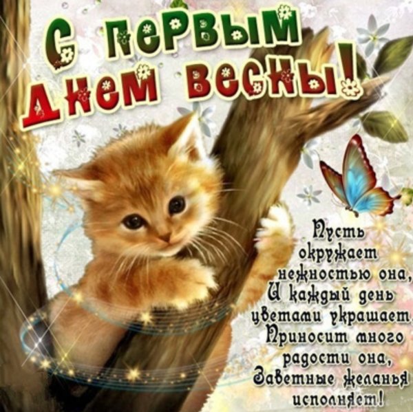 1 Марта первый день весны