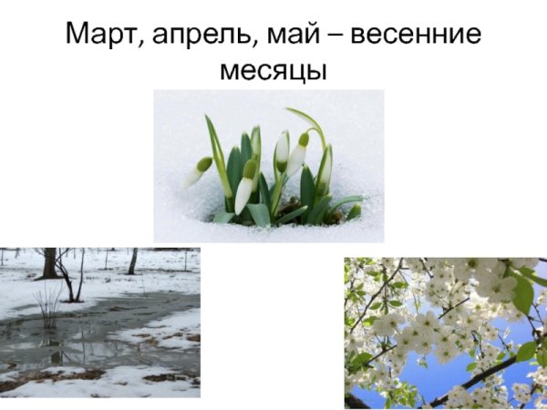 Март апрель май