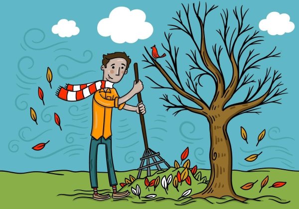 Приглашение на осенний субботник в детском саду