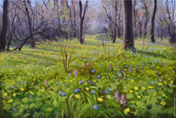 Картина Лесная Поляна для детей