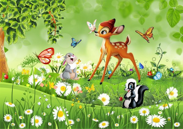 Горы из мультика