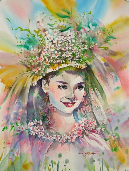 Портрет девушки весны