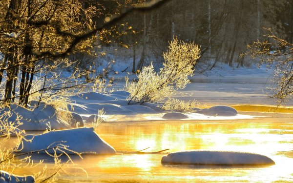 Ранняя Весна в деревне