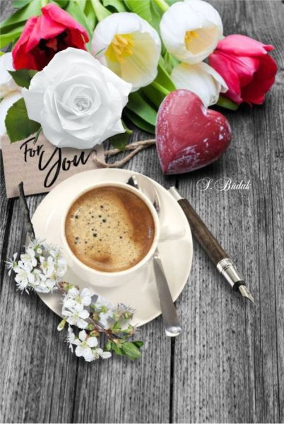 Кофе Весна цветы