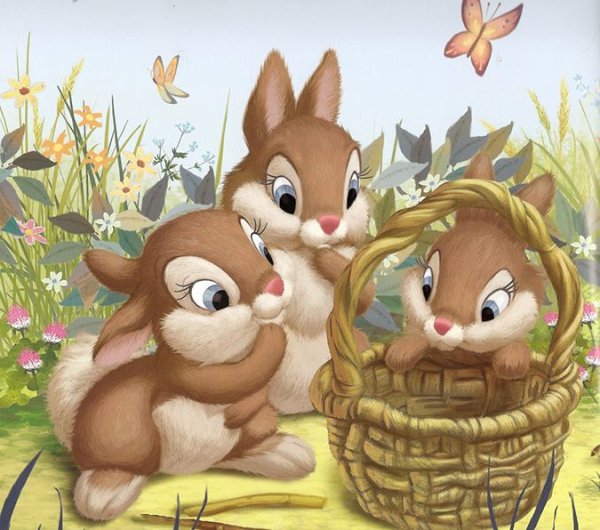 Картина кролик Яна Мовчан