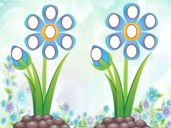 Пластилиновые заплатки цветочек