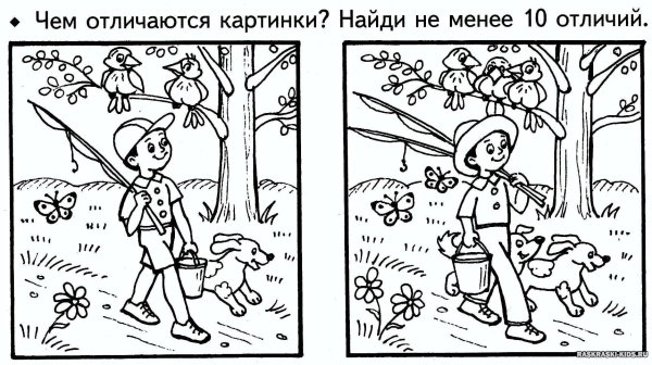 Картинки для составления рассказа черно белые