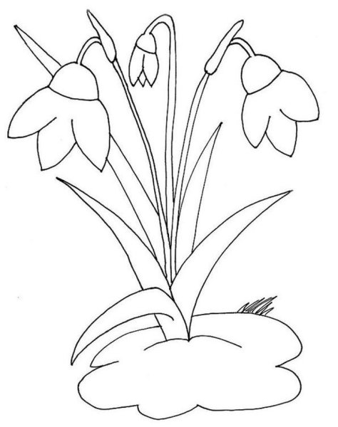 Девочка Весна раскраска