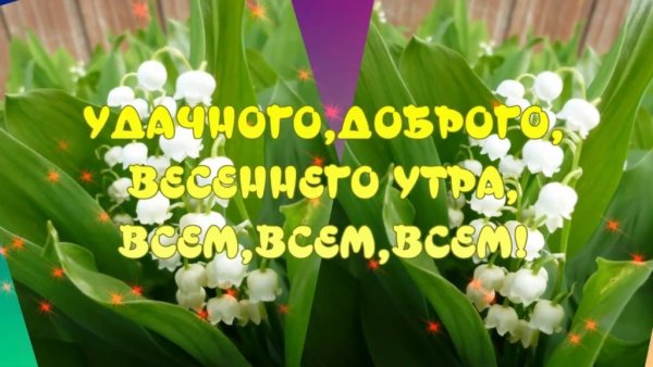 Утро Весна