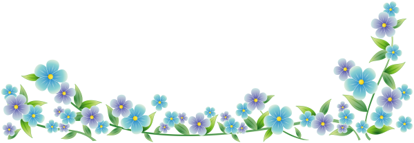 Цветы на прозрачном фоне