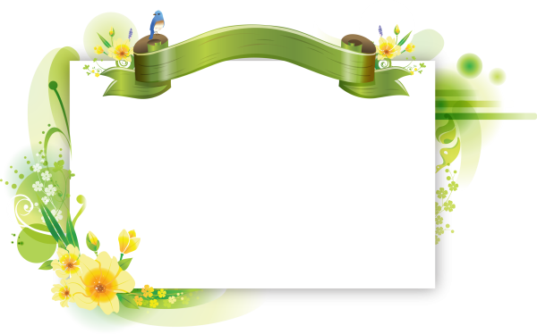 Весенняя рамка