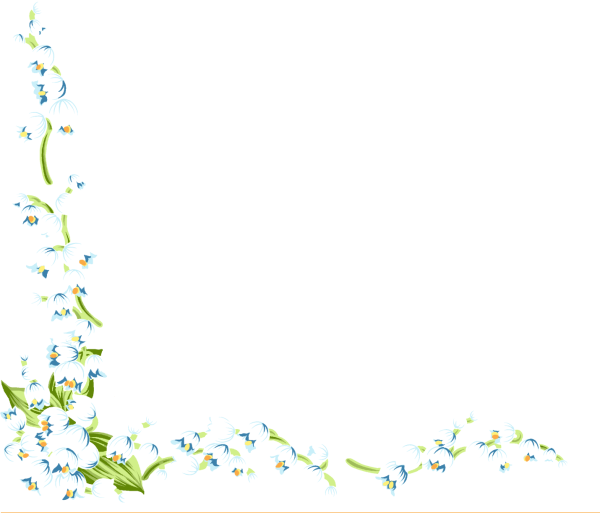 Рамка Весенняя на прозрачном фоне