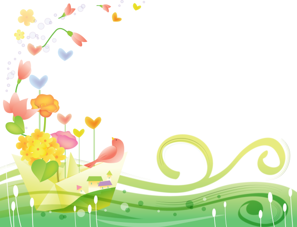 Весенний фон для текста