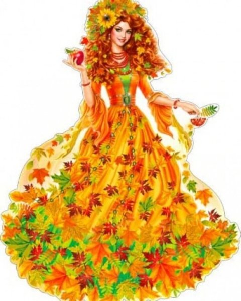 Принцесса в зеленом платье