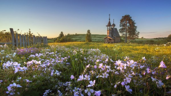 Церковь в поле