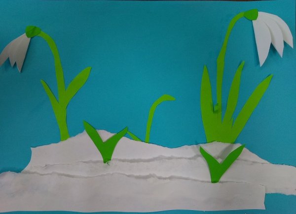 Аппликация Весна