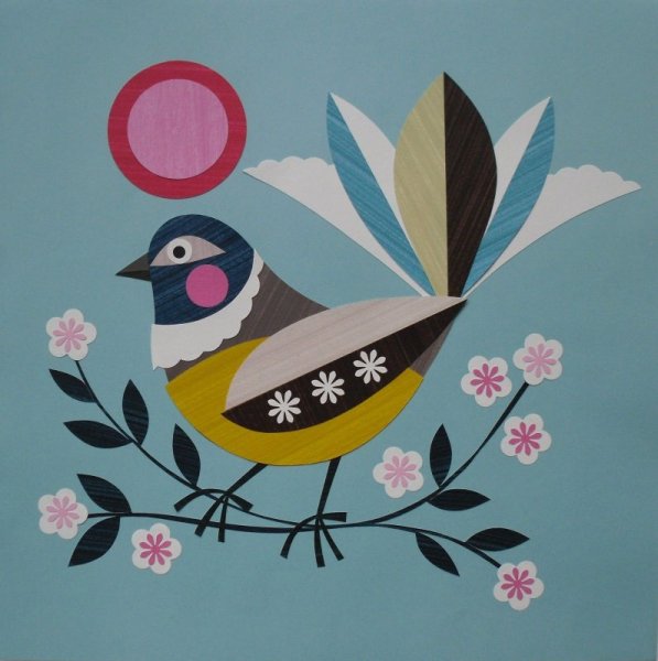 Аппликация на тему Весна