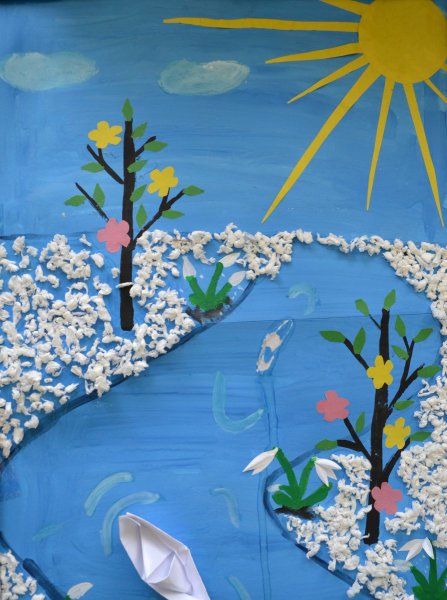 Изо Цветущая ветка