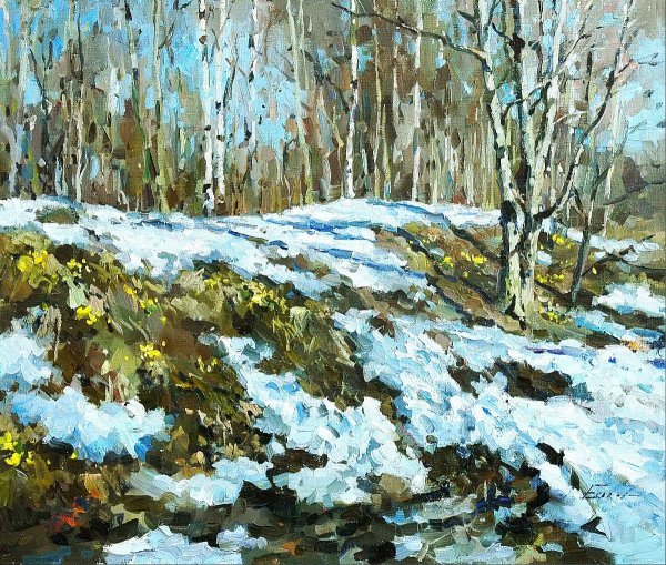 Художник Павел Еськов цветы