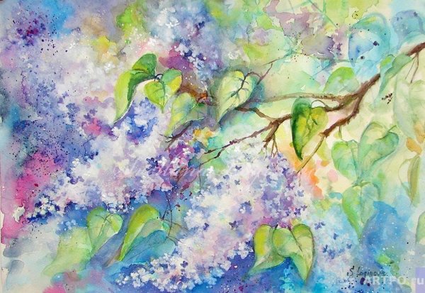 Акварельная Весна