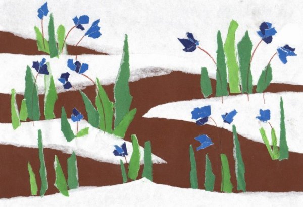 Весенние рисунки для детей